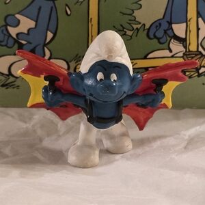 Smurf Figure with Hang Glider